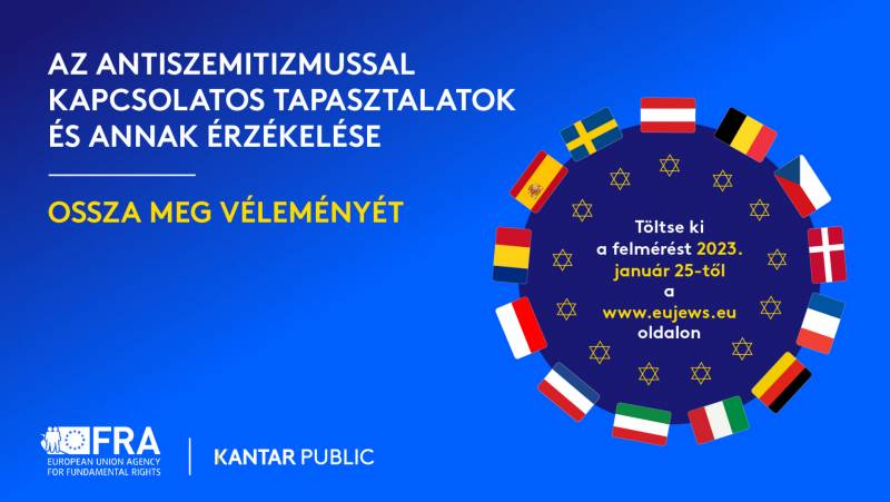 Mától elindult az antiszemitizmusról szóló európai felmérés