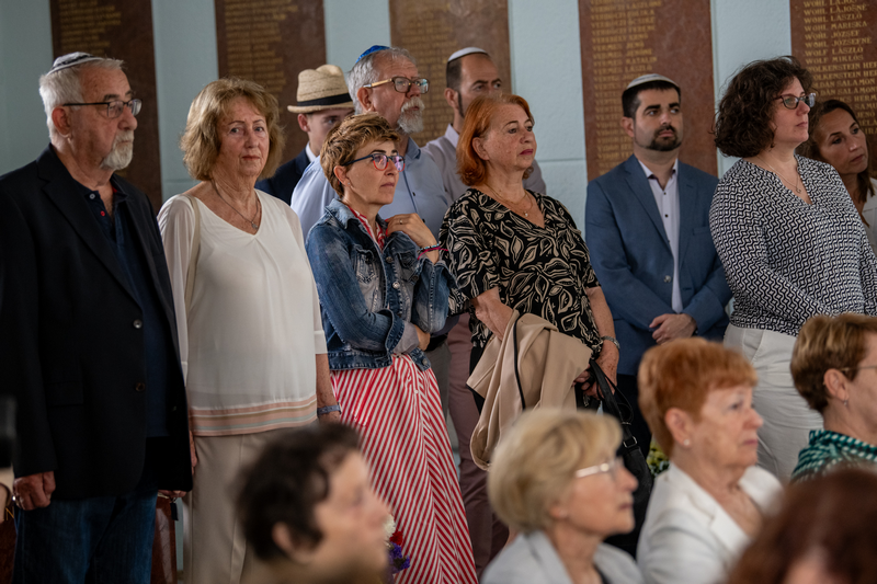 A fehérvári zsidóság deportálására emlékeztek a Mártírok emlékcsarnokában június 15, 2026 A fehérvári zsidóság deportálására emlékeztek a Mártírok emlékcsarnokában