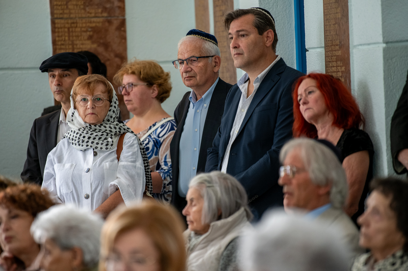 A fehérvári zsidóság deportálására emlékeztek a Mártírok emlékcsarnokában június 15, 2026 A fehérvári zsidóság deportálására emlékeztek a Mártírok emlékcsarnokában