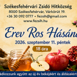 Erev Ros Hásáná – 5787. Zsidó Újév
