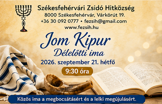 Jom Kipur – Mázkir - Az Engesztelés Napja