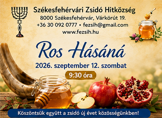 Ros Hásáná – 5787. Zsidó Újév
