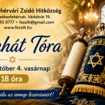 Szimchát Tóra – A Tóra Örömünnepe